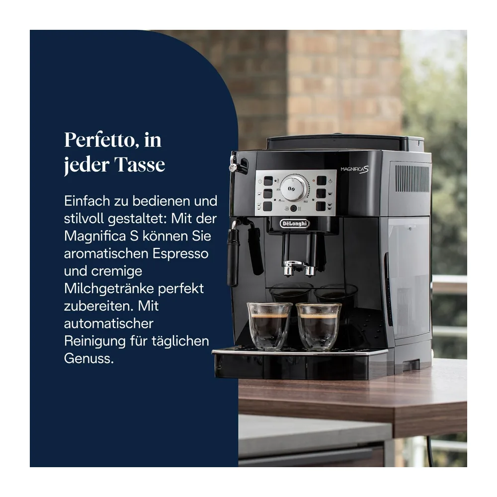 De'Longhi Magnifica S - Kaffeevollautomat 2 Getränke Schwarz — 2