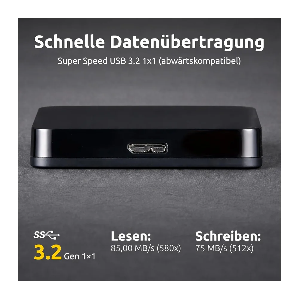 Intenso Memory Case Portable Hard Drive 2TB — 5