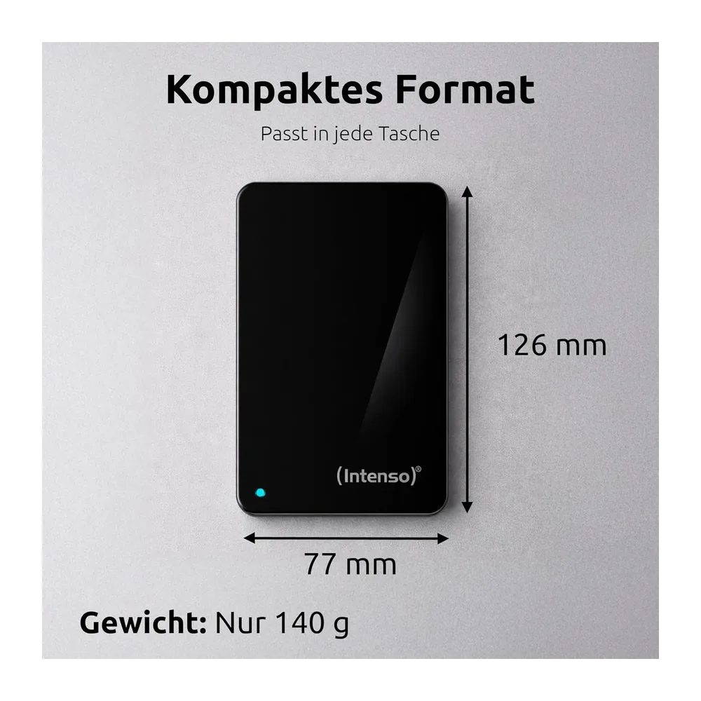 Intenso Memory Case Portable Hard Drive 2TB — 6