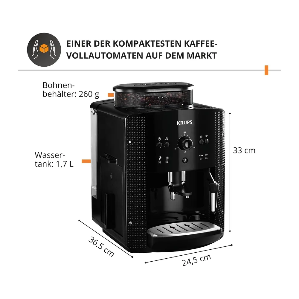 KRUPS Arabica Picto Kaffeevollautomat, kompaktes Design, einfache Bedienung, intuitiv einstellbarer — 2