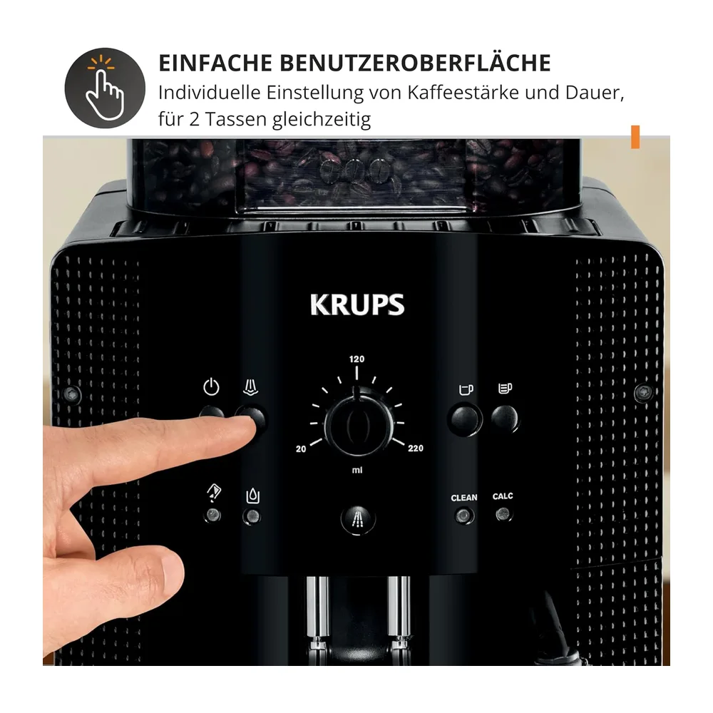 KRUPS Arabica Picto Kaffeevollautomat, kompaktes Design, einfache Bedienung, intuitiv einstellbarer — 5