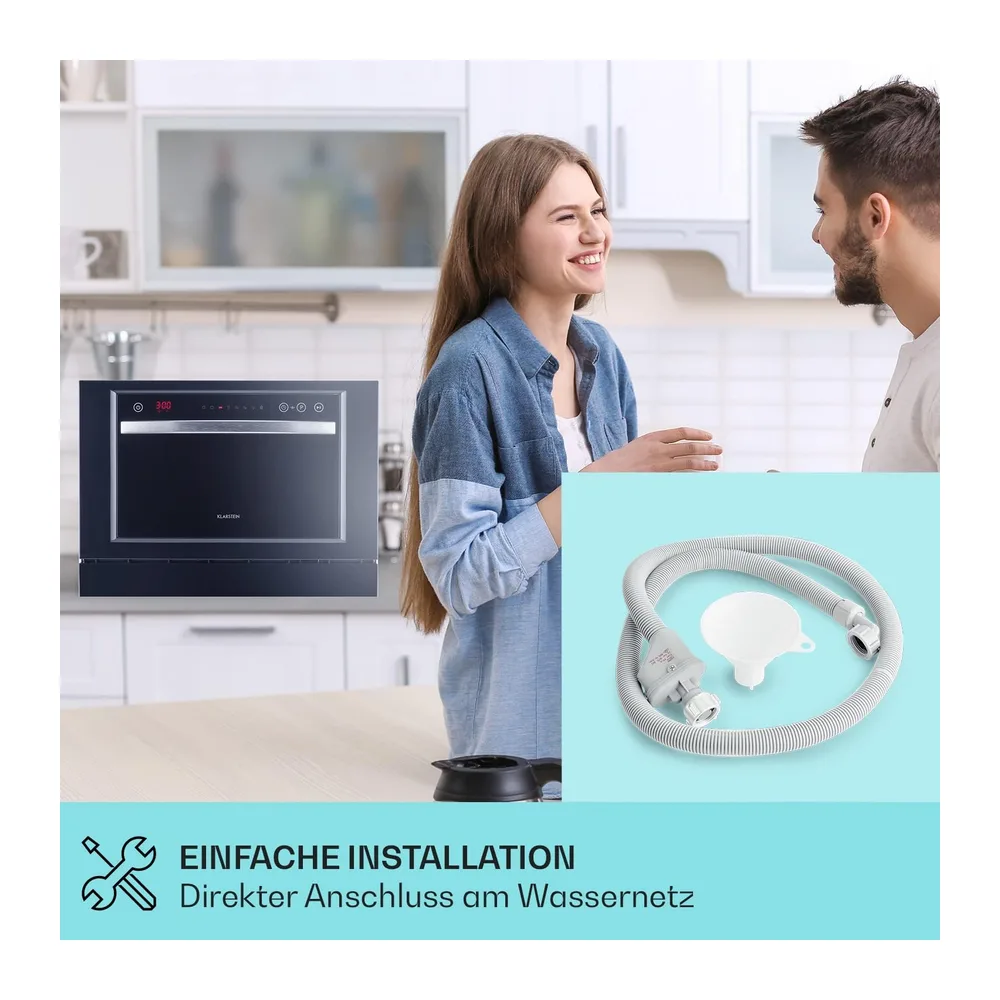 Klarstein Mini-Geschirrspüler für 6 Gedecke — 4