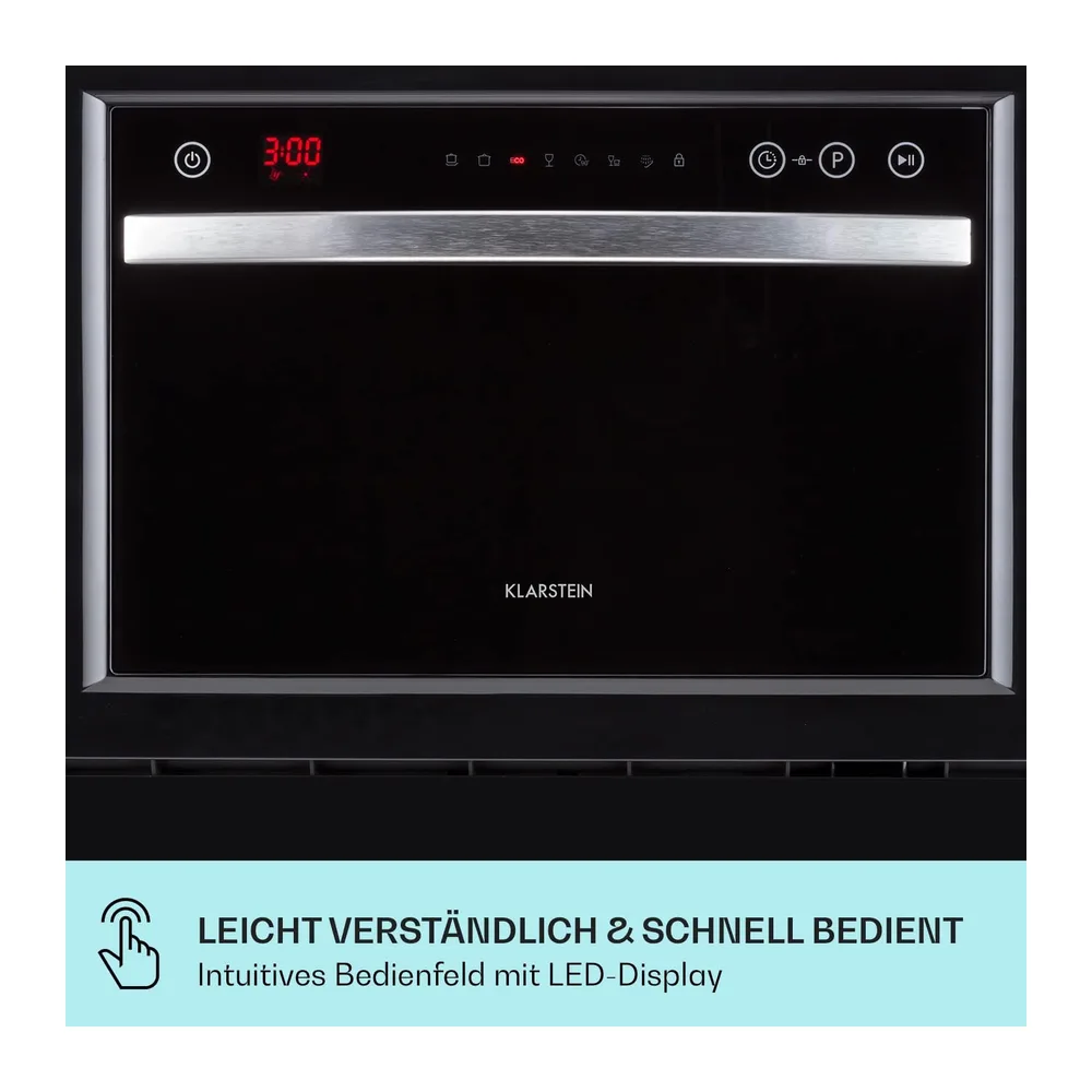 Klarstein Mini-Geschirrspüler für 6 Gedecke — 6