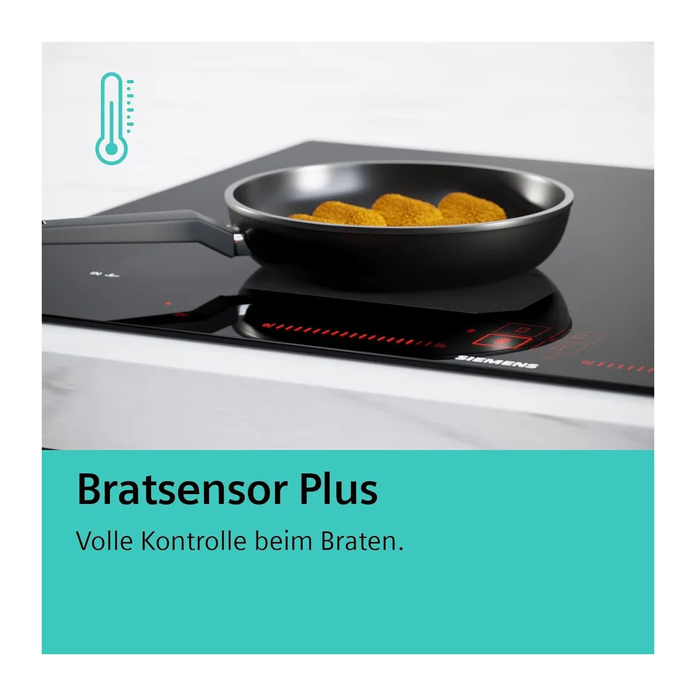 Siemens iQ700 Induktionskochfeld 60 cm Mit Rahmen aufliegend EX645LYC1E — 3