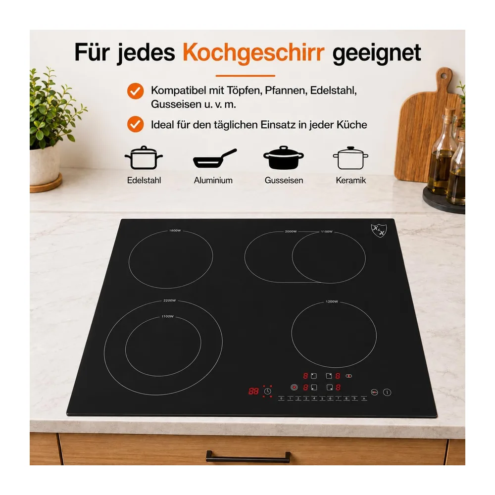 K&H Glaskeramikkochfeld NC-7206 [4 ZONEN] — 5