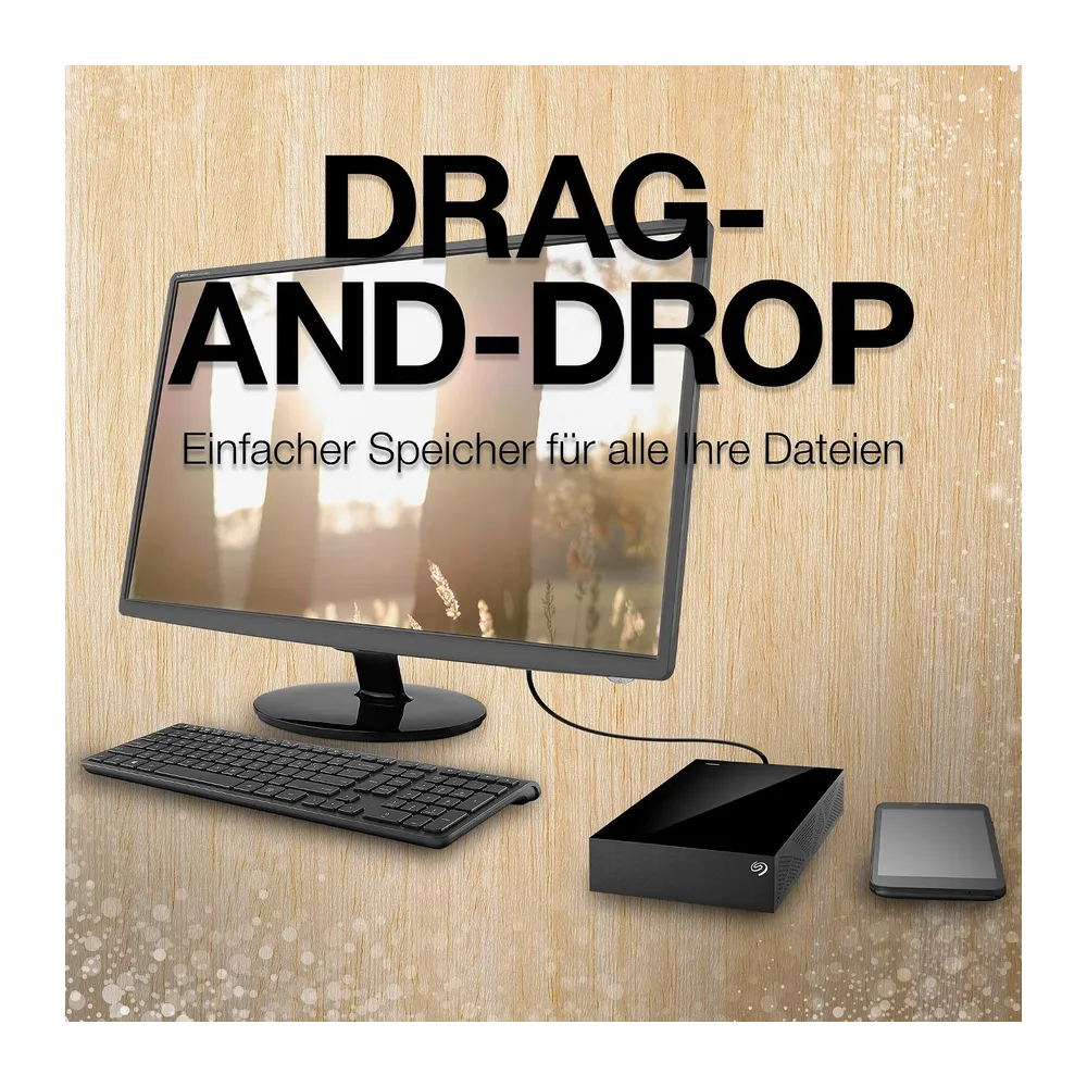 Seagate 8TB Desktop-Festplatte | USB 3.0 (STGY8000400) — 3