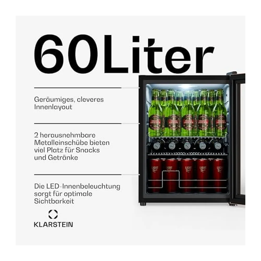 Klarstein Beersafe Getränkekühlschrank 60 L — 5