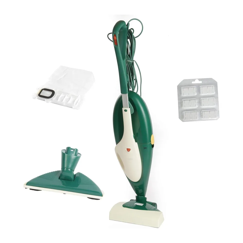 Vorwerk Kobold 135, EB 351 Bodenstaubsauger Neuer Motor Dreieckdüse für Laminatböden, HEPA Filter 6