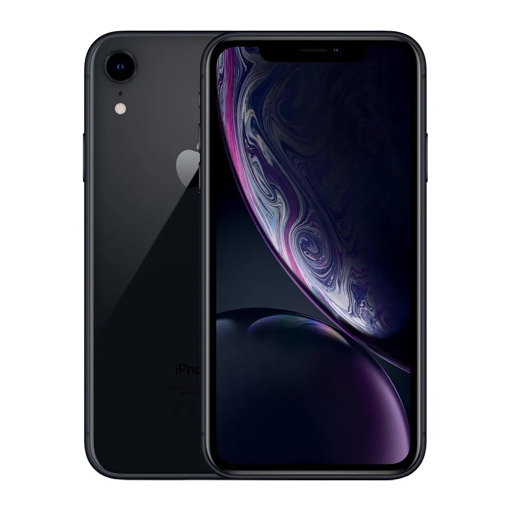 Apple iPhone XR 64GB Schwarz - (Generalüberholt)