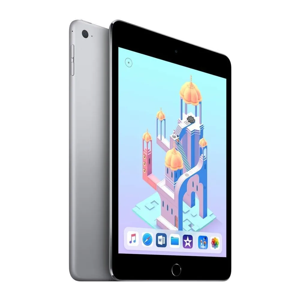 Apple iPad mini (4th Generation, 7.9-Zoll, 2015), 128GB, Wi-Fi, Silber (Generalüberholt)