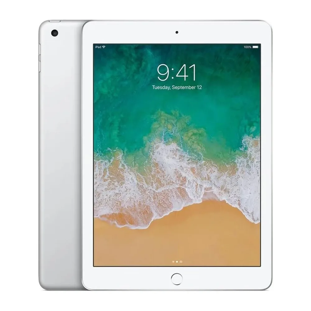 Apple iPad 9.7 (5. Gen) 128GB Wi-Fi - Silber (Generalüberholt)