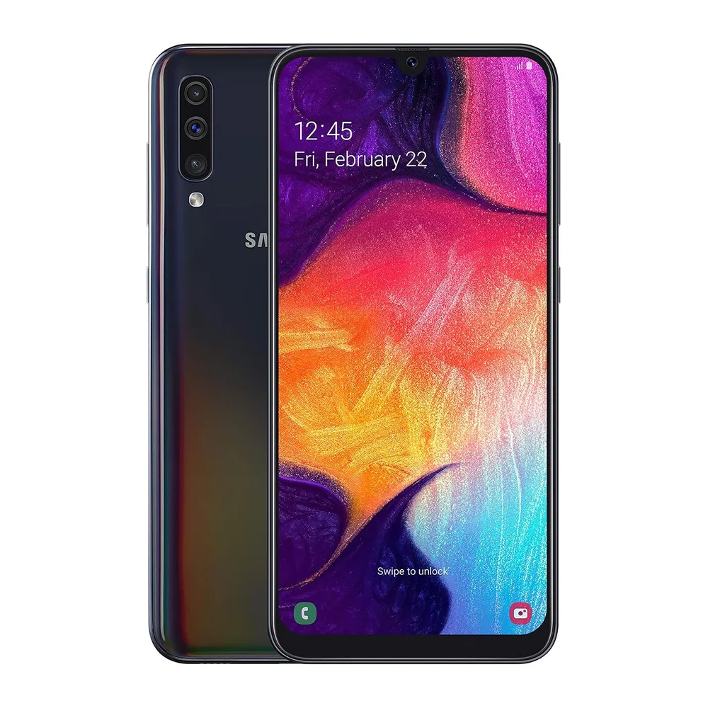 2019 Samsung Galaxy A50 Dual SIM 128GB - Schwarz (Generalüberholt)