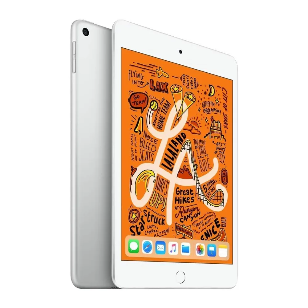 Apple iPad mini (5. Generation, 7.9-Zoll, 2019), 256GB, Wi-Fi, Silber (Generalüberholt) — 2