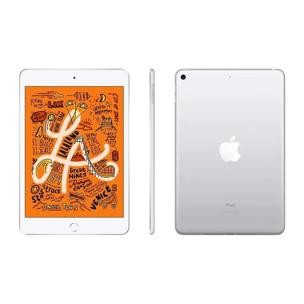 Apple iPad mini (5. Generation, 7.9-Zoll, 2019), 256GB, Wi-Fi, Silber (Generalüberholt) — 5