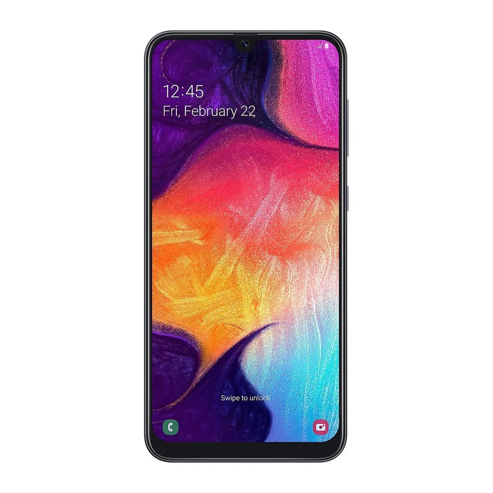 2019 Samsung Galaxy A50 128GB - Schwarz (Generalüberholt)