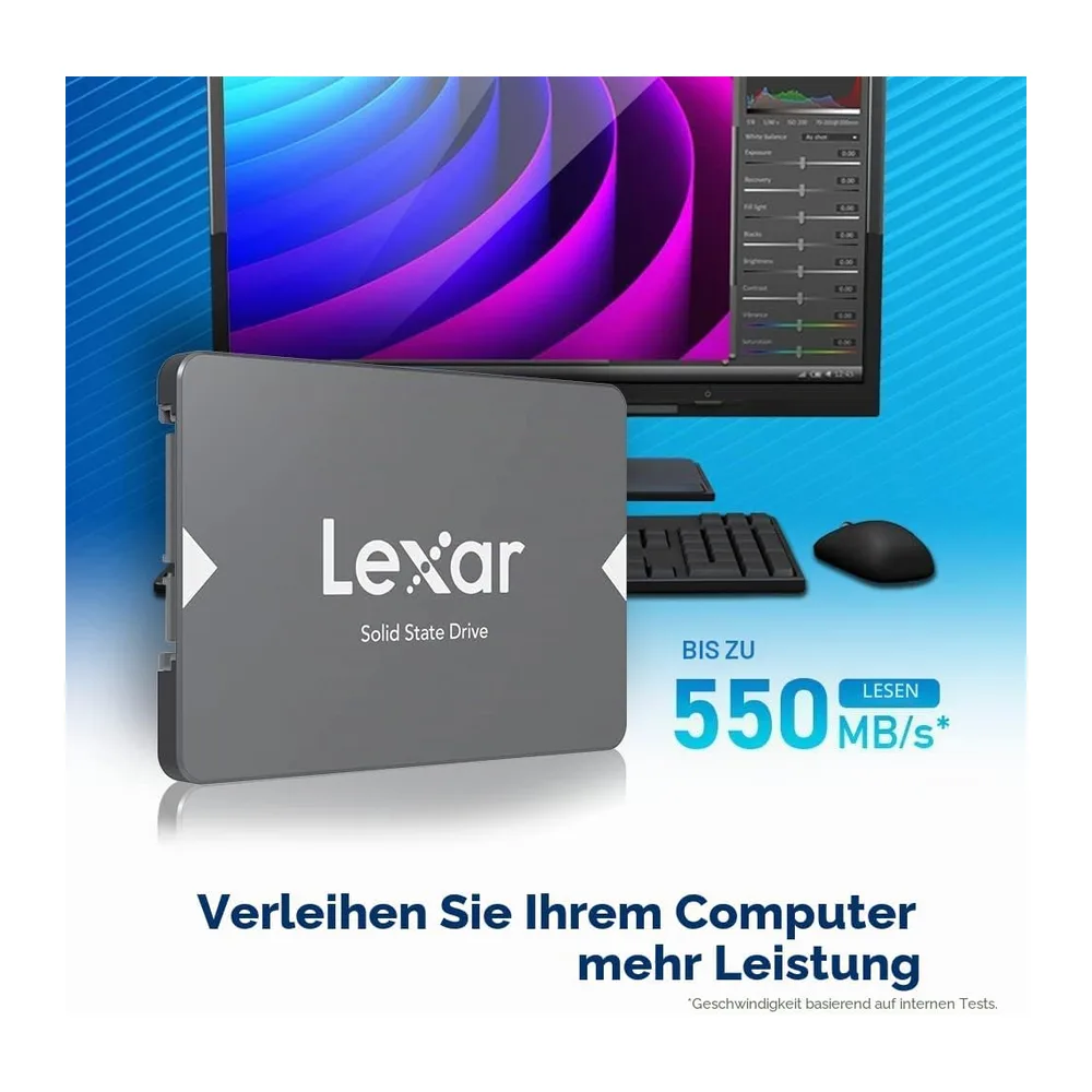 Lexar 2,5" SATA III (6Gb/s) Interne SSD 1TB — 2