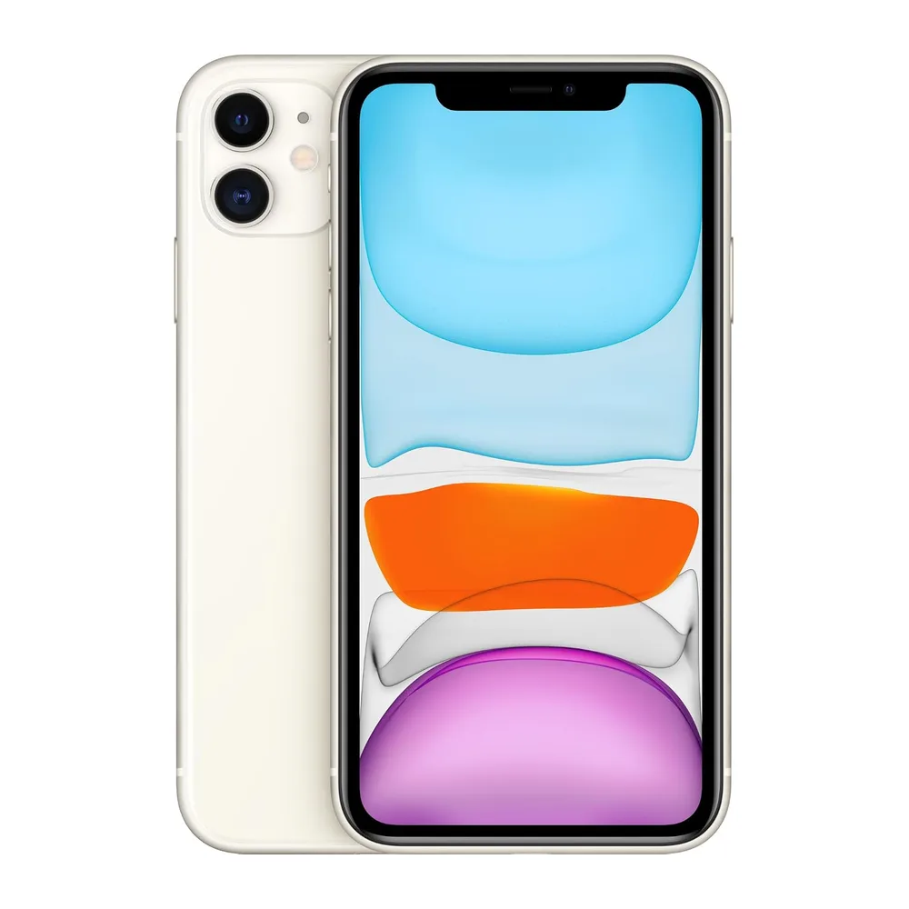 Apple iPhone 11, 64GB, Weiss (Generalüberholt)