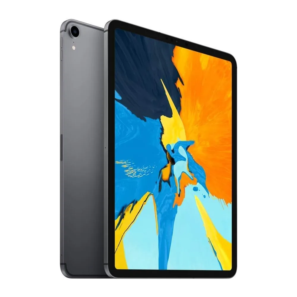 Apple iPad Pro (1. Generation, 11-Zoll, 2018), 64GB, Wi-Fi + Cellular, Space Grau (Generalüberholt) — 2
