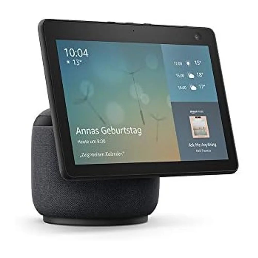 Echo Show 10 (3. Generation, 2020) | Hochauflösendes Smart Display mit Bewegungsfunktion und Alexa, Anthrazit — 2