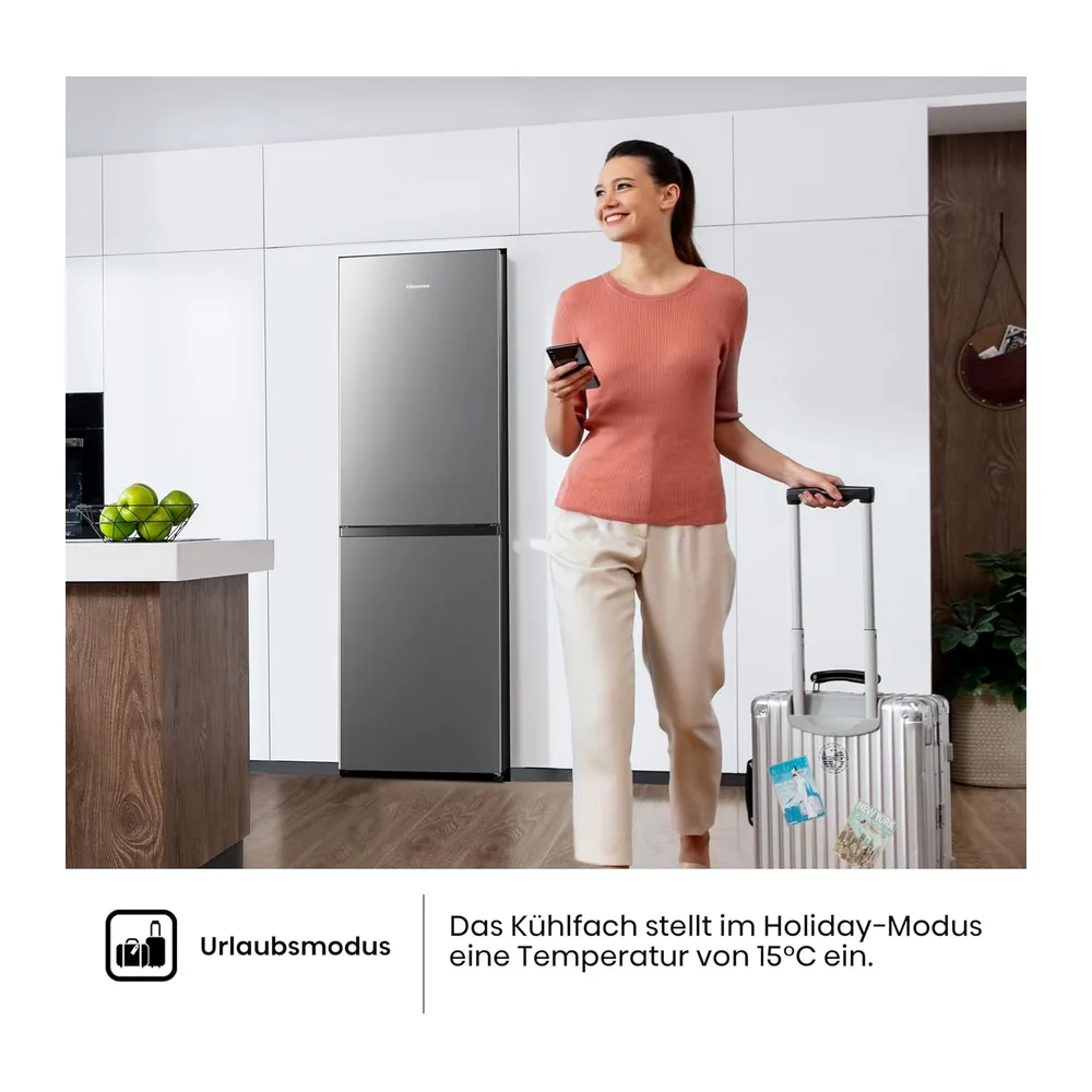 Hisense RB327N4AD2 Kühl-Gefrierkombination/ NoFrostPlus/ Multiflow 360°/ HolidayMode/ FreshZone/ 182,4 cm/ — 5