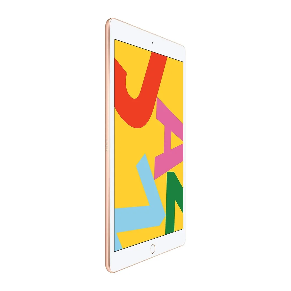 Apple iPad (7. Generation, 10.2-Zoll, 2019), 32GB, Wi-Fi + Cellular, Gold (Generalüberholt) — 3