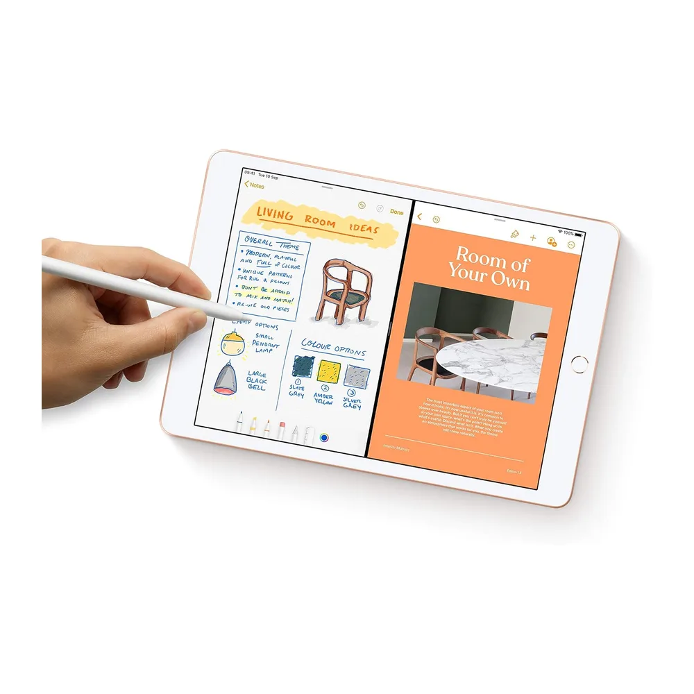 Apple iPad (7. Generation, 10.2-Zoll, 2019), 32GB, Wi-Fi + Cellular, Gold (Generalüberholt) — 5