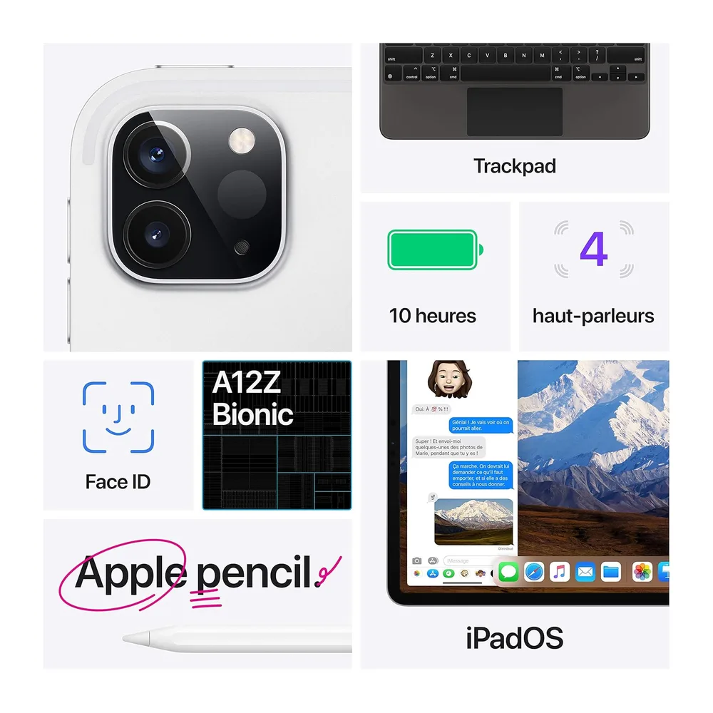 Apple iPad Pro (1. Generation, 11-Zoll, 2018), 128GB, Wi-Fi + Cellular, Space Grau (Generalüberholt) — 6