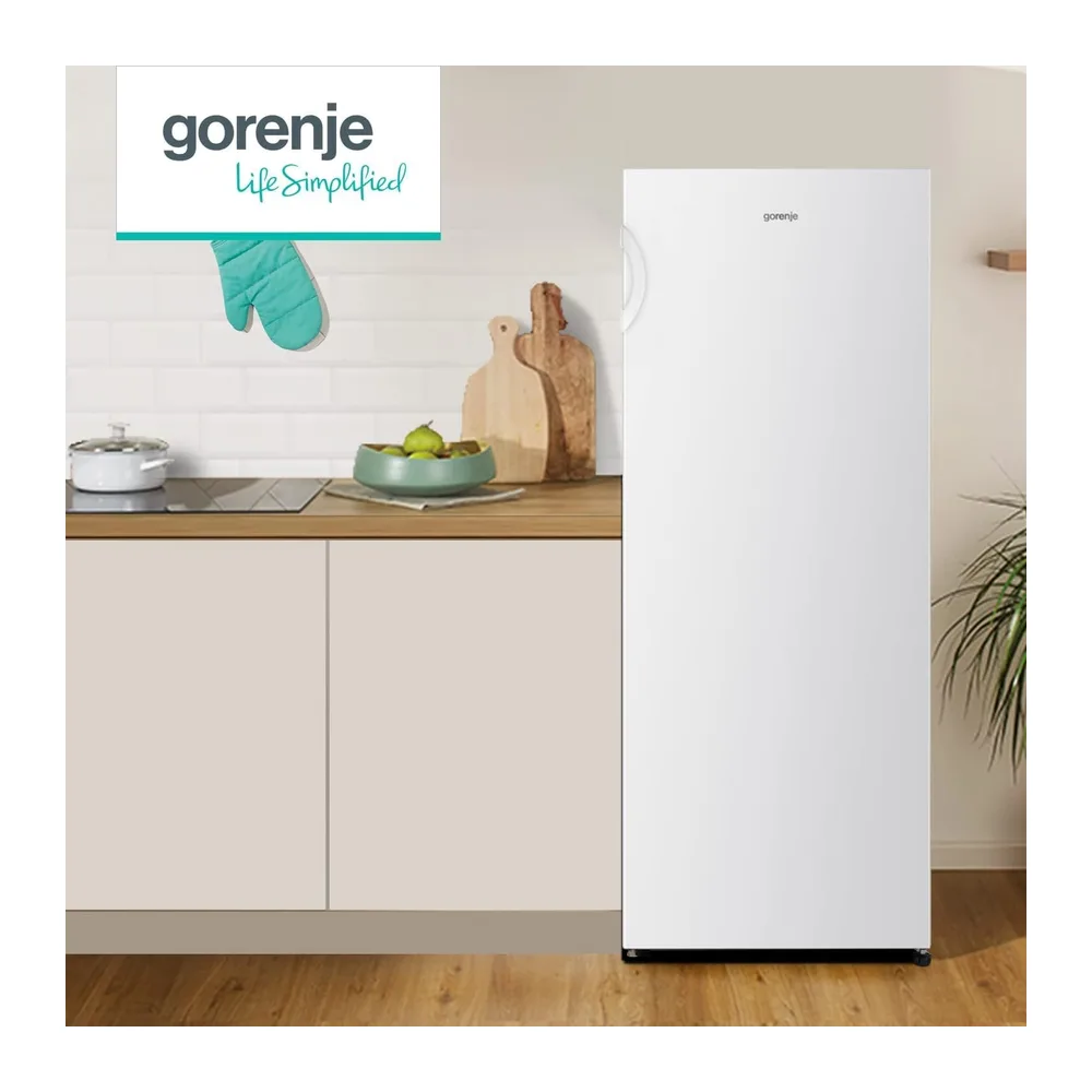 Gorenje R4142PW Kühlschrank, Kühlteil 242 Liter, 144 cm Höhe, CrispZone, Eco-Modus, LED Beleuchtung, BxHxT: — 6