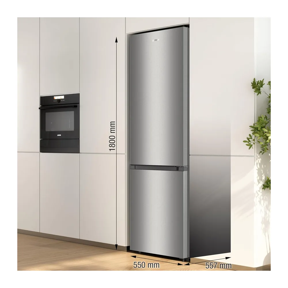 Gorenje RK 4182 PS4 Kühl-Gefrier-Kombination/ Höhe 180 cm/ Kühlen 198 L/ Gefrieren 66 L/ Gemüsefach/ 39dB/ — 3