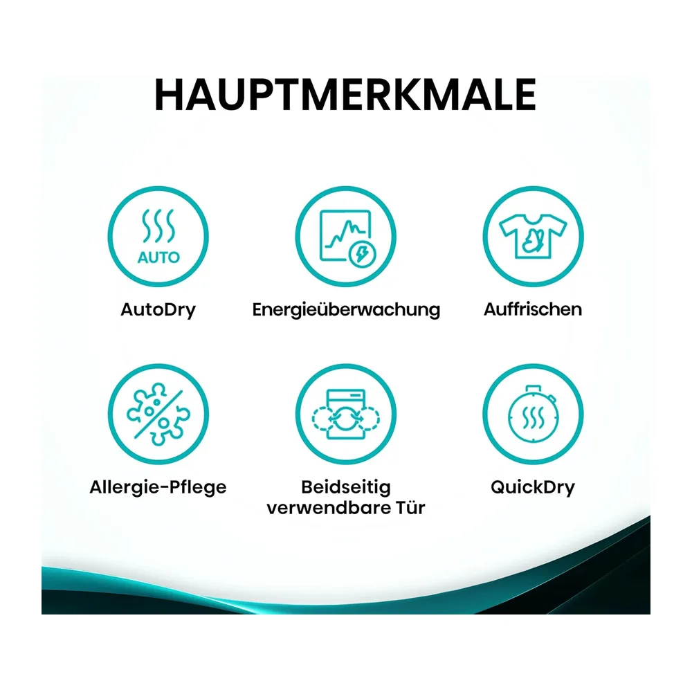Hisense DH3S802BB3 Kondenstrockner mit Wärmepumpe / 8KG / 16 — 3