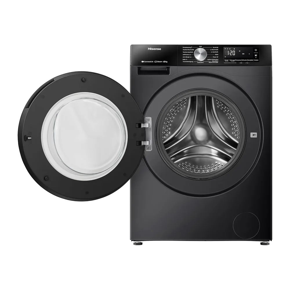 Hinsense WD3S8043BB3 Waschtrockner/ConnectLife /16 Programme /8 KG — 4