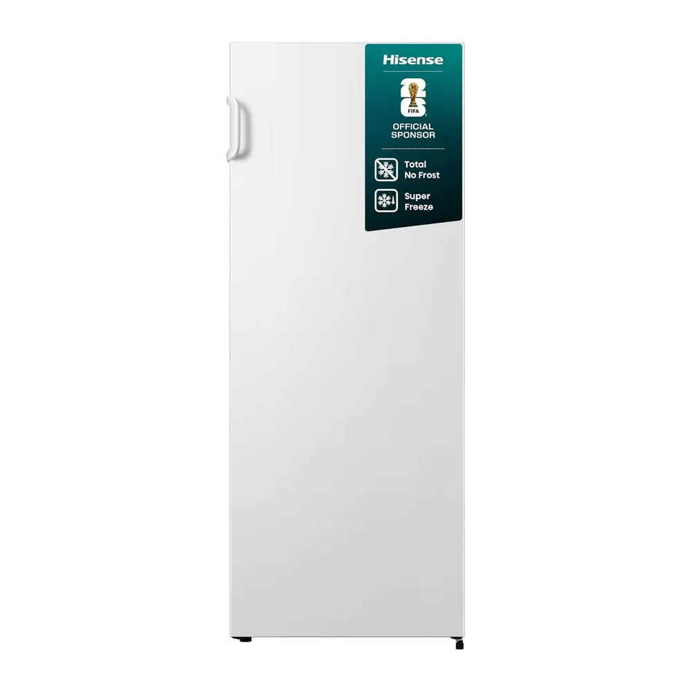 Hisense FV191N4AW2 Gefrierschrank/ TotalNoFrost/ SuperFreeze/ Türalarm/ Multiflow 360°/ BigBox/ 143,4 cm/