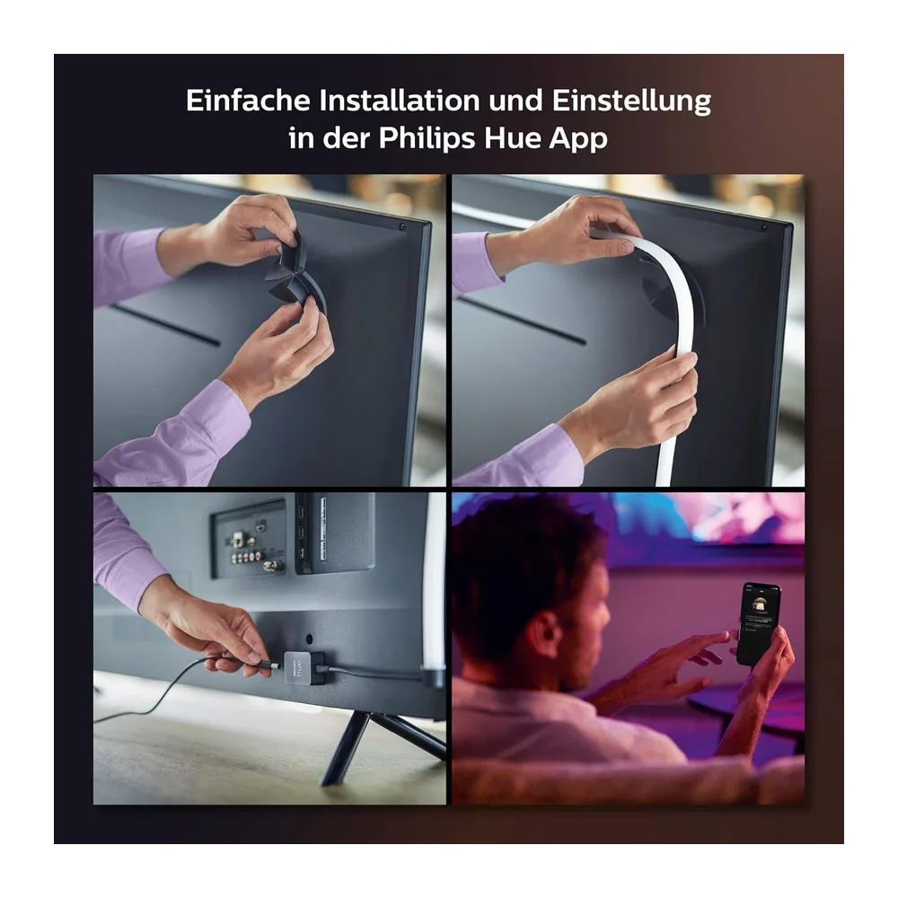 Philips Hue White & Color Ambiance Gradient Lightstrip (65 Zoll) — 4