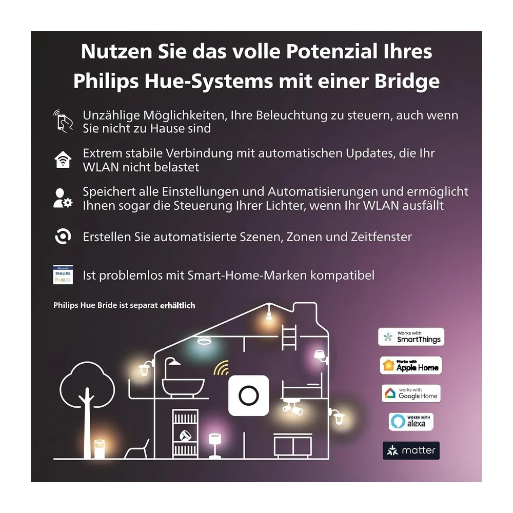 Philips Hue White & Color Ambiance Gradient Lightstrip (65 Zoll) — 6