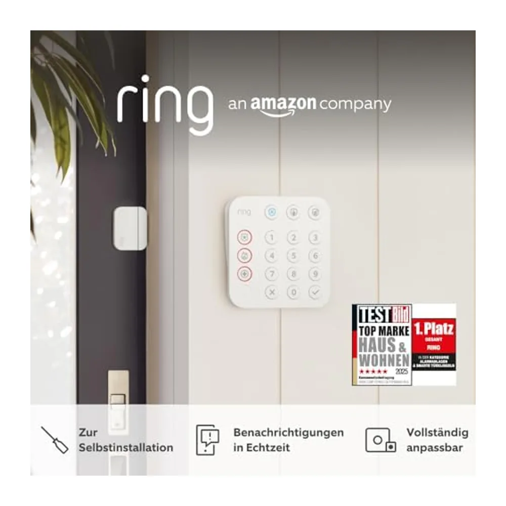 Ring Alarm-Set - S | Alarmanlage für Haus & Wohnung mit WLAN und Sensoren | Alarm-Benachrichtigungen direkt — 4