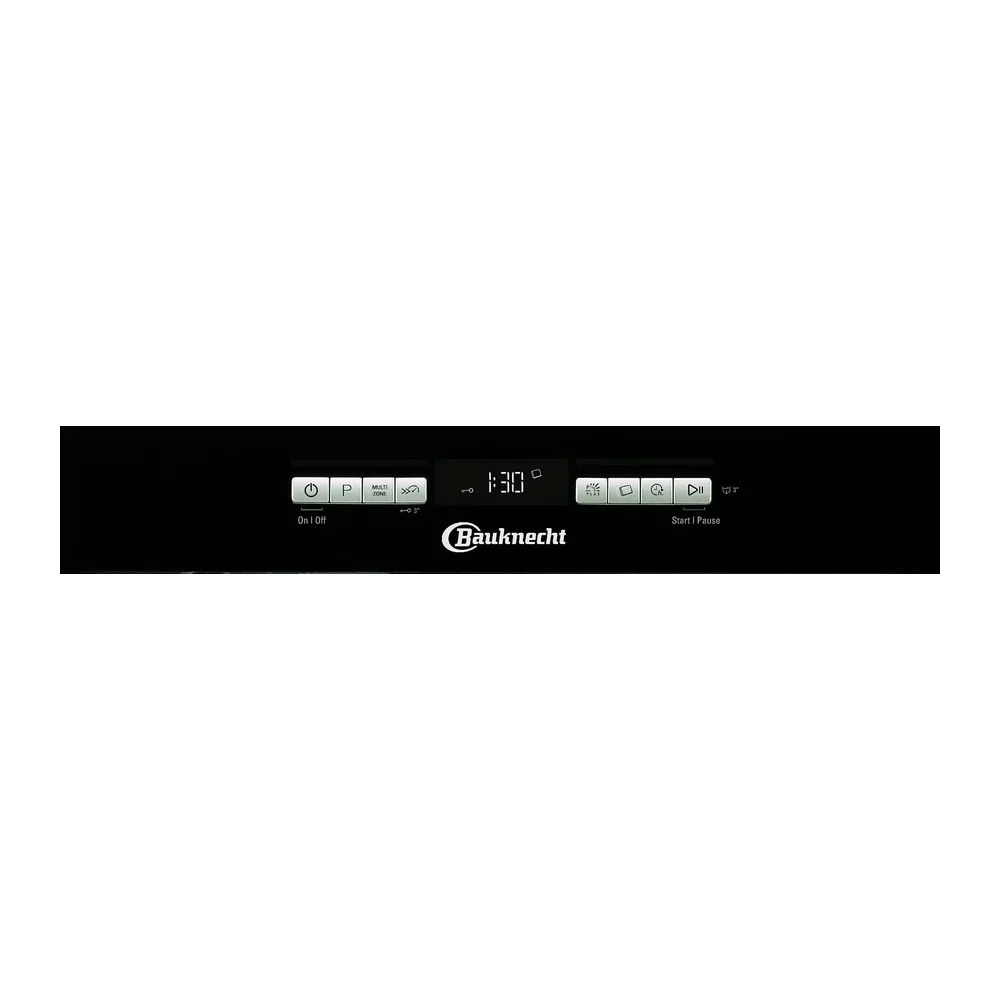 Bauknecht BUO 3O41 PLT X Unterbau-Geschirrspüler 60 cm /14 Maßgedecke /10 Standardprogramme und 1 — 3