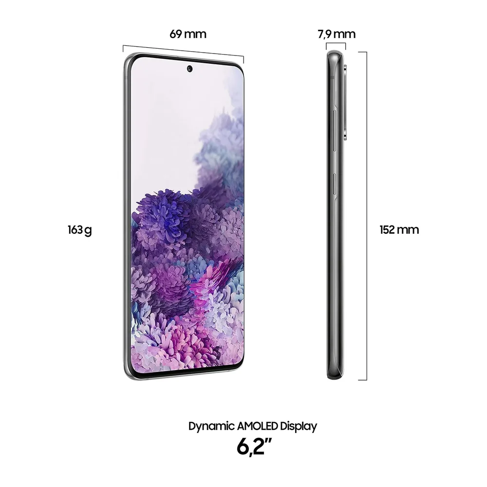Samsung Galaxy S20 128GB - Cosmic Grey (Generalüberholt) — 2