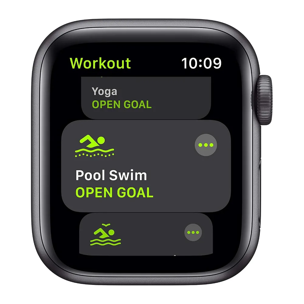 Apple Watch SE 2020 (GPS, 40MM) Aluminiumgehäuse Space Grau mit Schwarz Sportarmband (Generalüberholt) — 2