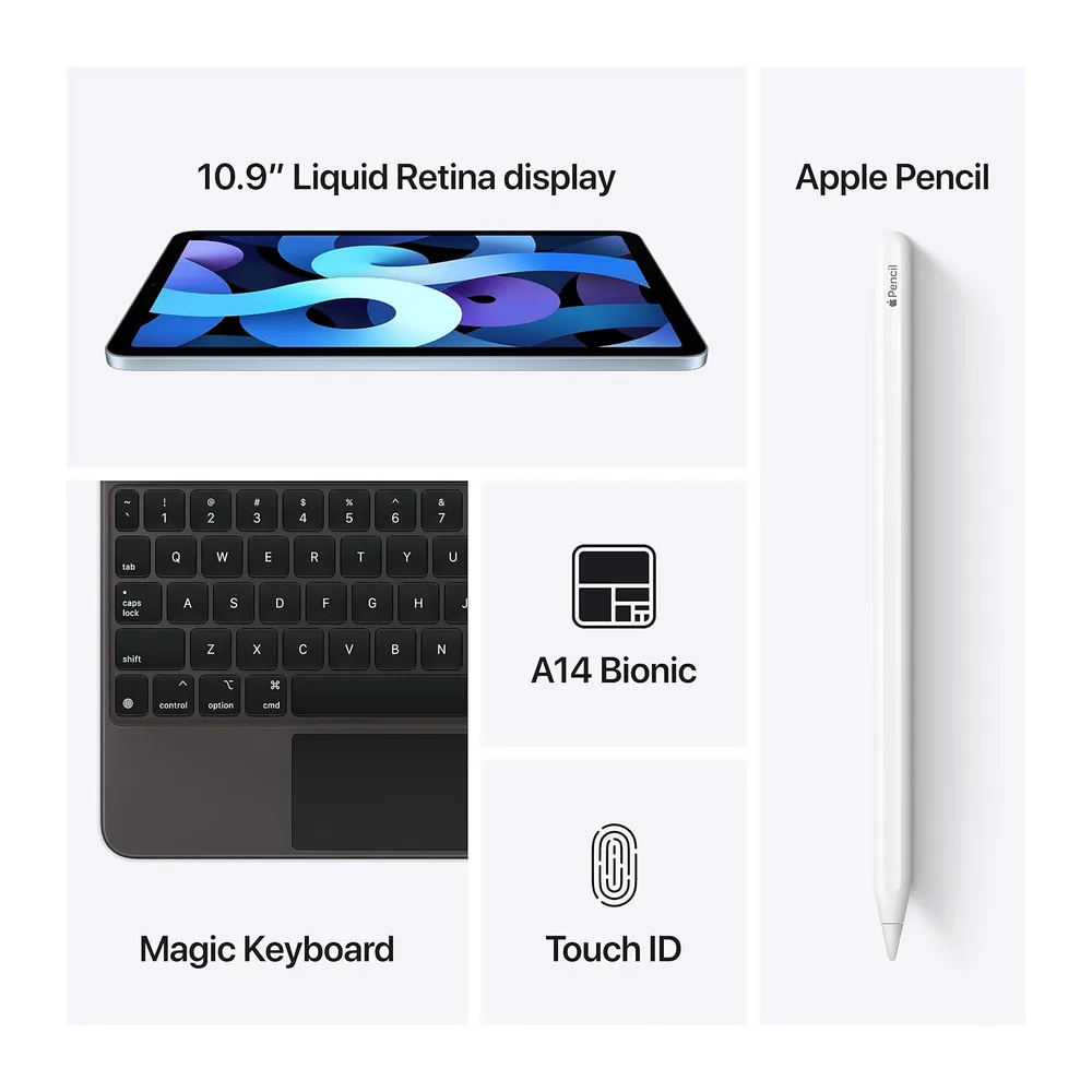 2020 Apple iPad Air (10.9-zoll, Wi-Fi, 64GB) Space Grau (Generalüberholt) — 5