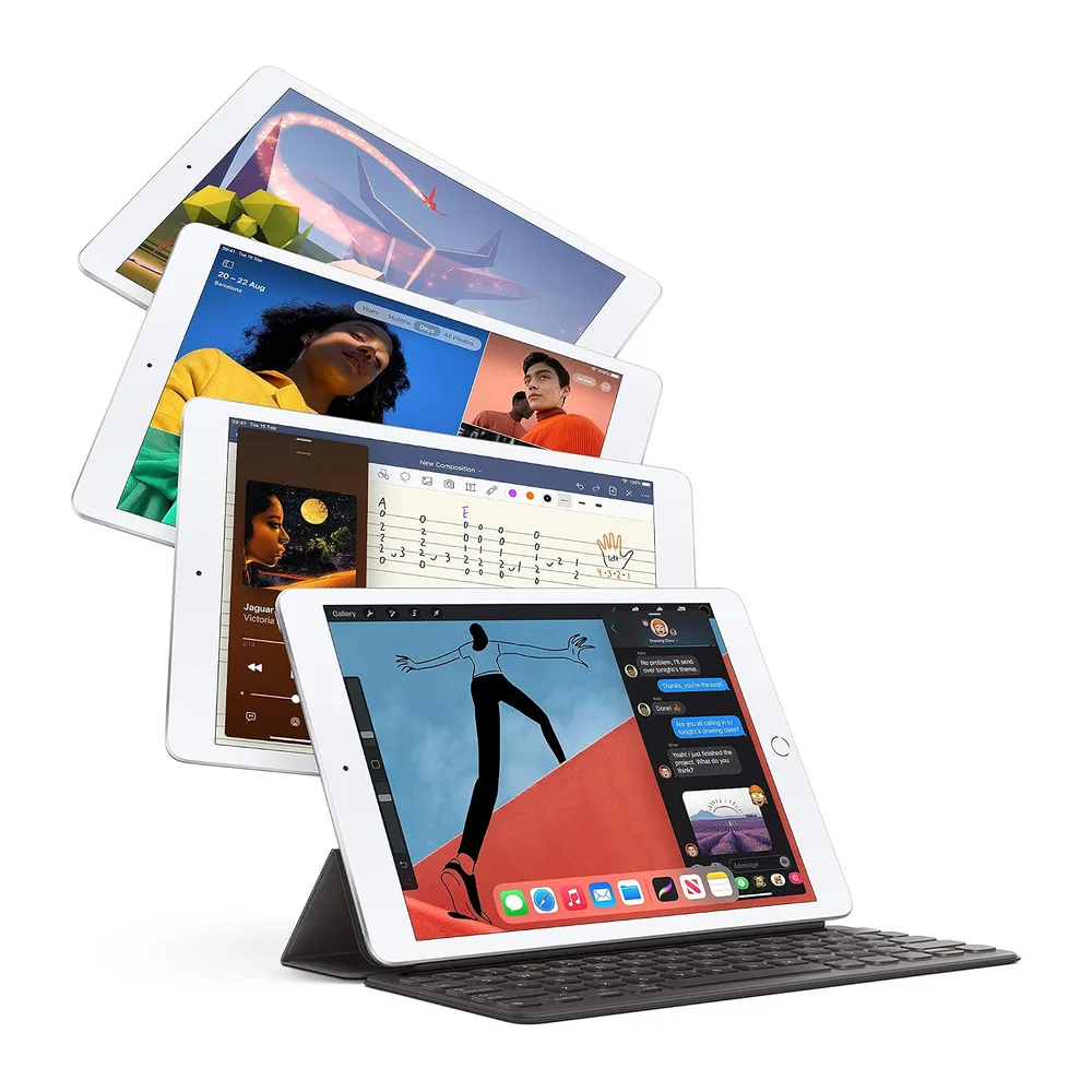 Apple iPad (8. Generation, 10.2-Zoll, 2020), 32GB, Wi-Fi, Space Grau (Generalüberholt) — 4