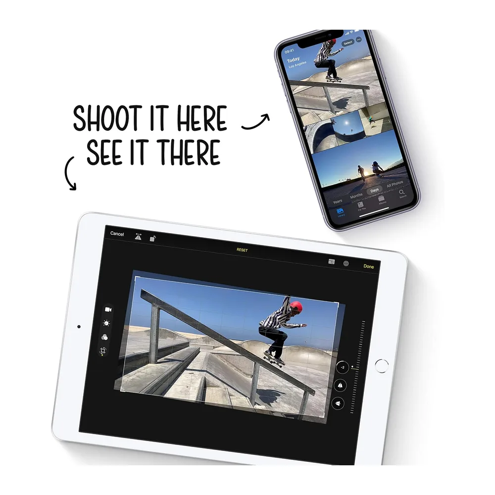 Apple iPad (8. Generation, 10.2-Zoll, 2020), 32GB, Wi-Fi, Space Grau (Generalüberholt) — 6