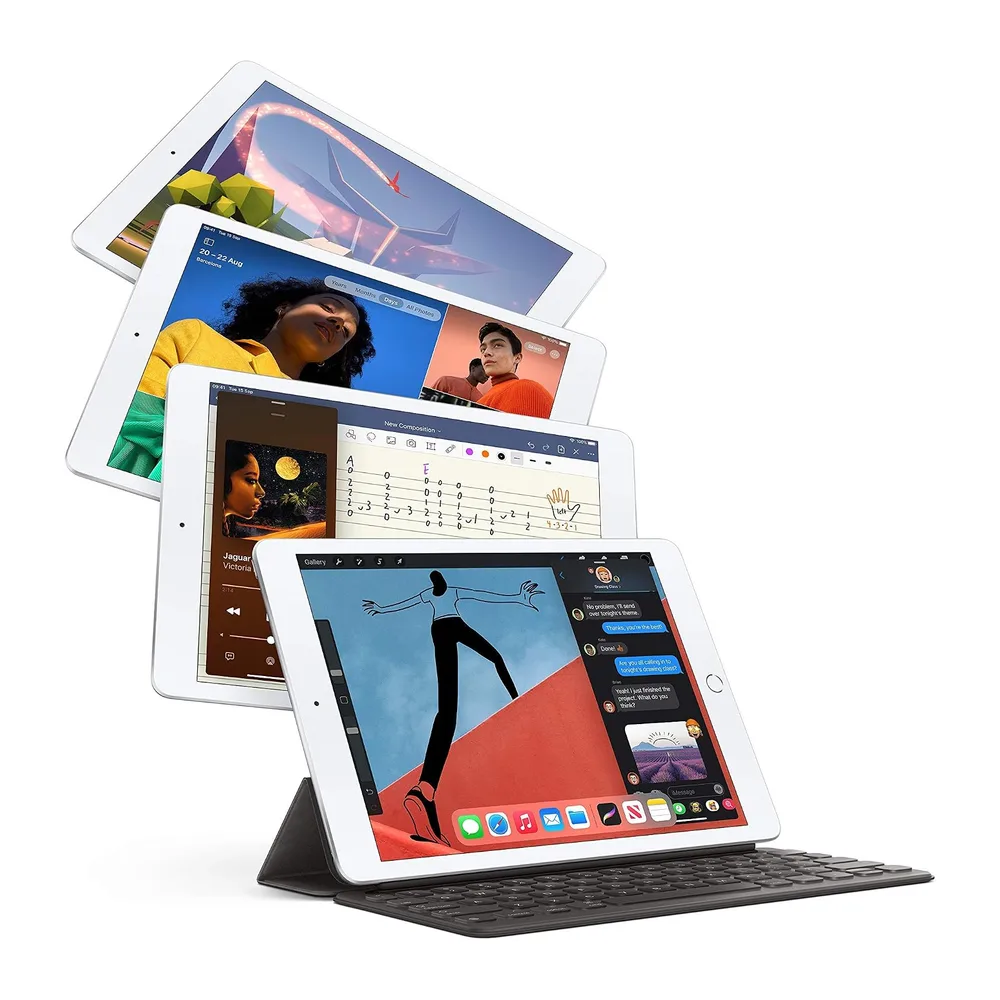 2020 Apple iPad (10,2-zoll, Wi-Fi, 32GB) Silber (Generalüberholt) — 4