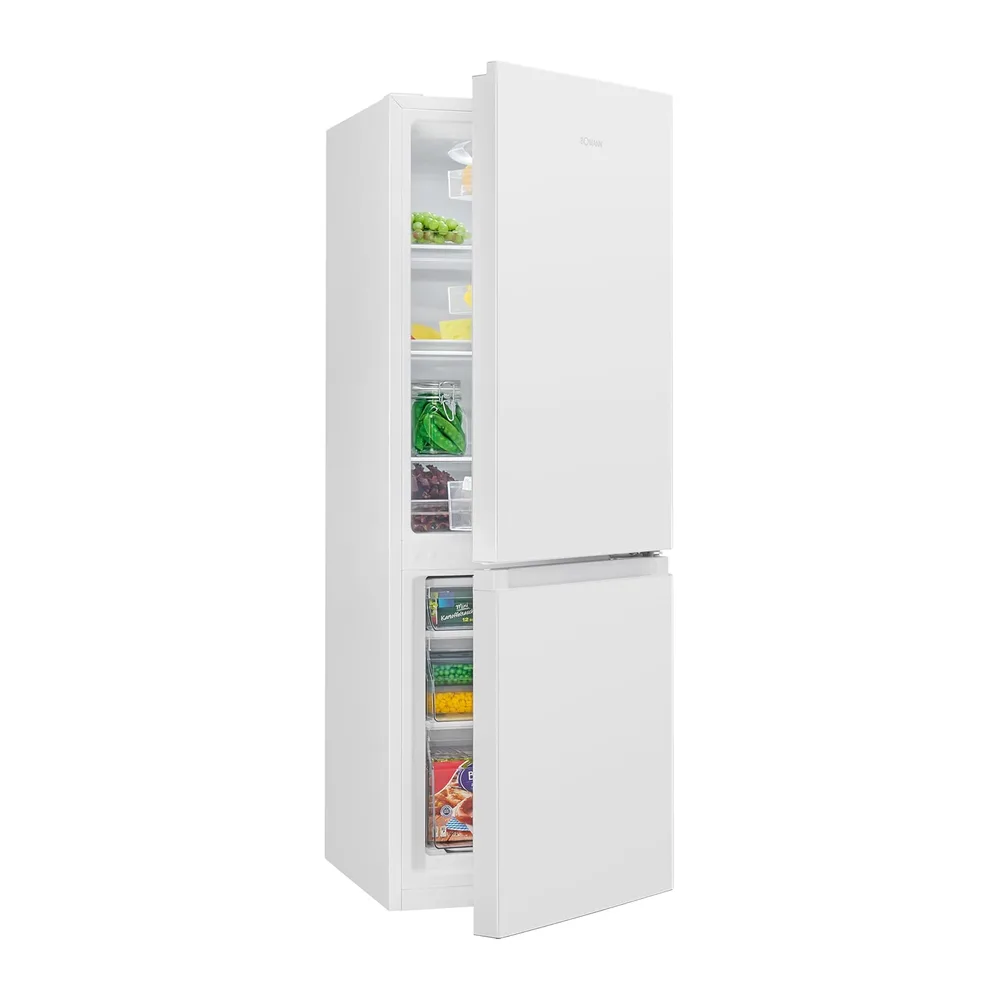 Bomann® Kühlschrank mit Gefrierfach | Energieklasse E | 143cm | Kühl Gefrierkombination leise 39 dB | 3