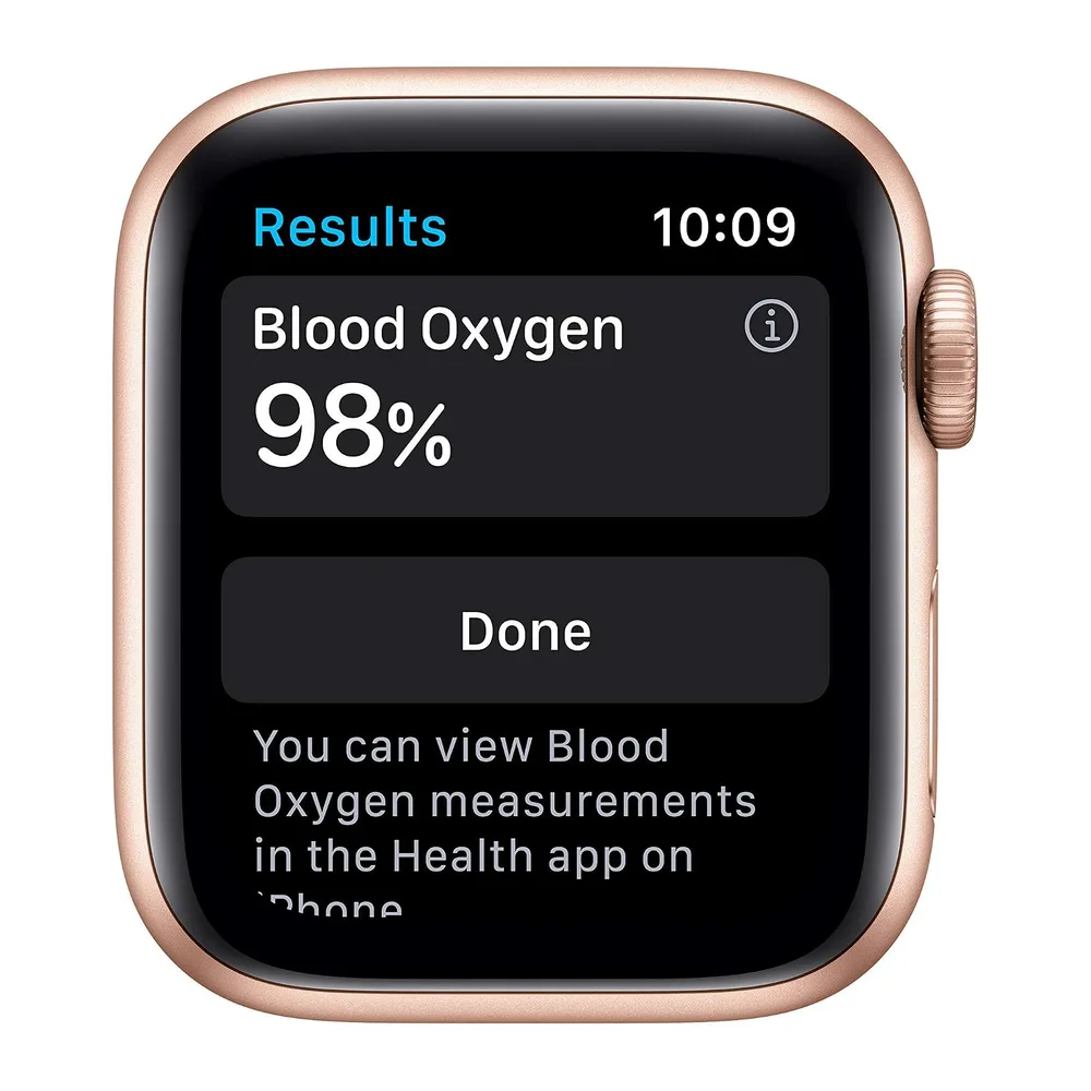 Apple Watch Series 6 (GPS, 40MM) Aluminiumgehäuse Gold mit Rosa Sand Sportarmband (Generalüberholt) — 2