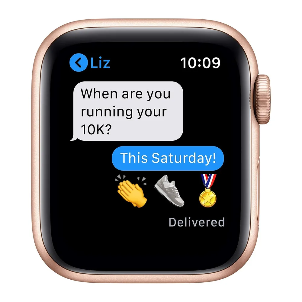 Apple Watch Series 6 (GPS, 40MM) Aluminiumgehäuse Gold mit Rosa Sand Sportarmband (Generalüberholt) — 4