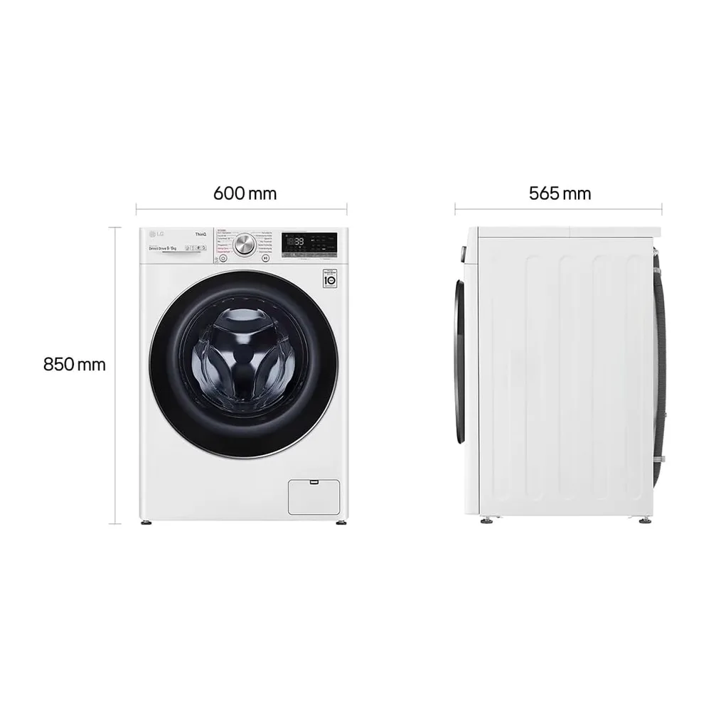 LG Electronics V7WD96H1A Waschtrockner mit AI DD — 5