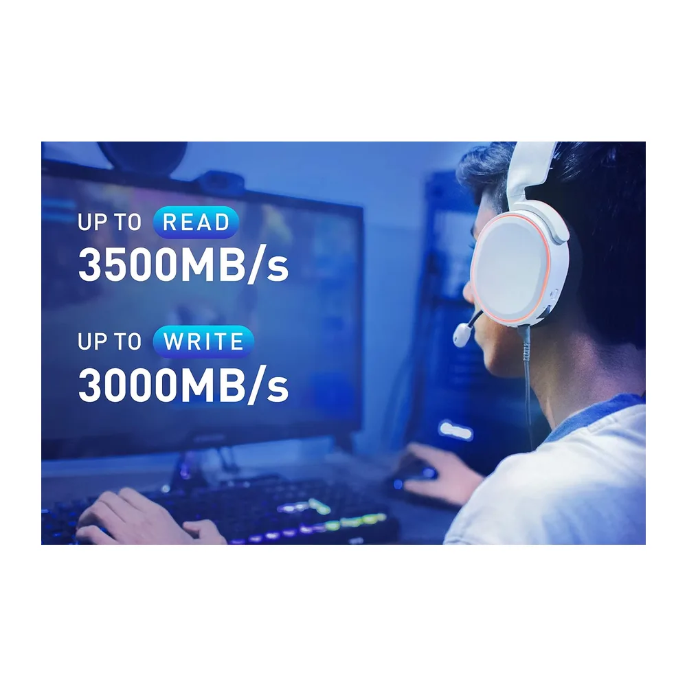 Lexar 1TB SSD, M.2 2280 PCIe Gen3x4 NVMe 1.4 Interne SSD, Bis zu 3500MB/s Lesen, 3000MB/s Schreiben, 3D NAND — 2