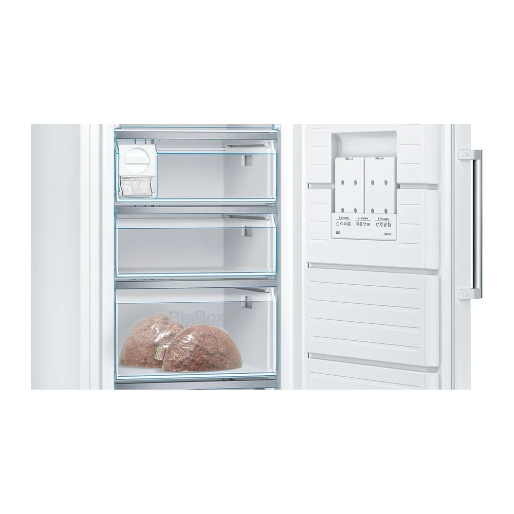 Bosch Serie 6 Freistehender Gefrierschrank 191 x 70 cm Weiß GSN58AWCV [Energieklasse C] — 4