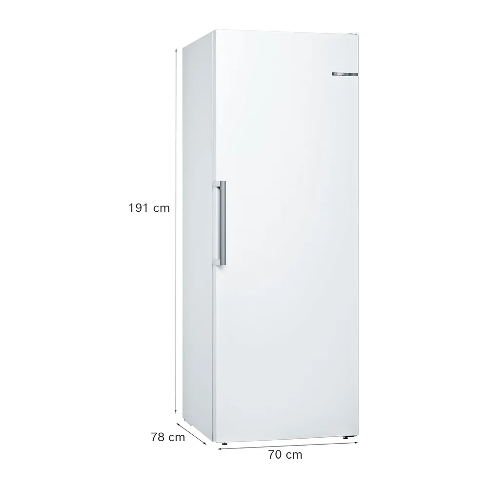 Bosch Serie 6 Freistehender Gefrierschrank 191 x 70 cm Weiß GSN58AWCV [Energieklasse C] — 6