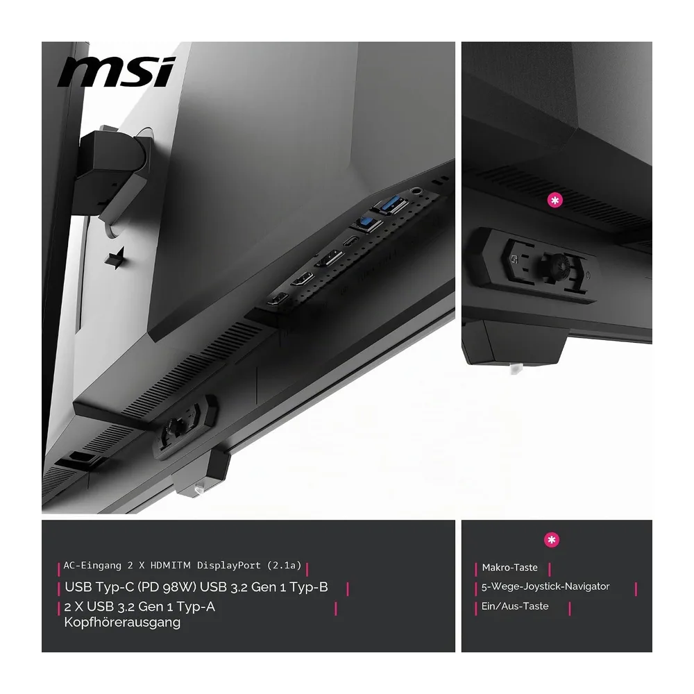 MSI MPG 271QRDE QD-OLED X50 Gaming Monitor — 6